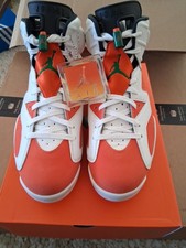 Nike Jordan 6 Retro Gatorade Like Mike bianche taglia 10,5 384664-145 nuove di zecca