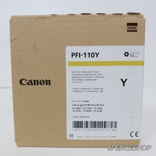 Canon PFI-110Y Yellow Ink 160ml 2367C001AA 05/2027