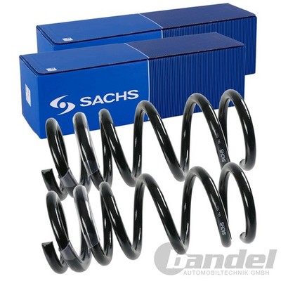 2x SACHS FAHRWERKSFEDER HINTERACHSE passend für MITSUBISHI PAJERO IV (V8_W)