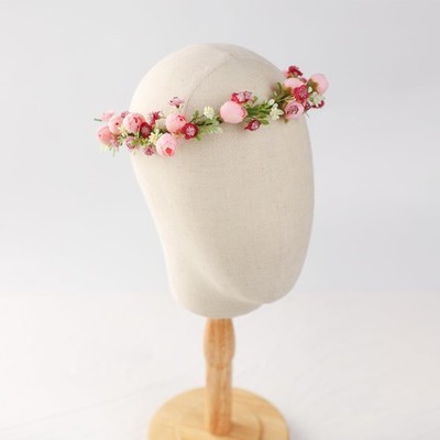 Handmade Flower Crown Flower Hair Wreath Women Headband  display picture 1