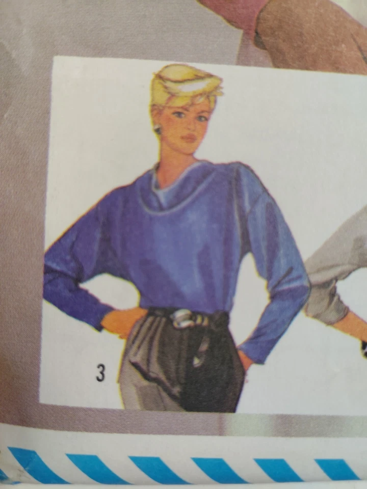 Simplicity 6238 Top Cowl Drape Sewing Pattern Ladies 16 UC Pullover Tank Long - Image 4 of 4