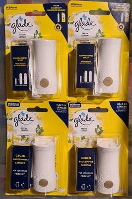 4x glade Lufterfrischer Minispray Touch & Fresh Lemon Starterset 4 x 