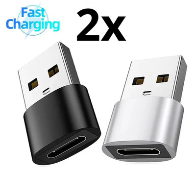 30W USB A auf USB C Adapter Ladeadapter Datenübertragung Stecker Konverter OTG