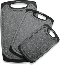 Cutting Boards for Kitchen, Large-Small Cutting Board Set of 3, Dishwasher Safe,