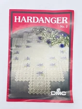 Hardanger Embroidery No. 2 DMC Pattern Booklet Heirloom Doily Table Mat