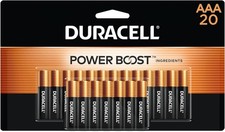 Duracell Coppertop AAA Batteries with Power Boost Ingredients, 20 Count Pack Tri