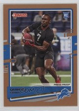 2020 Panini Donruss Rookie Press Proof Bronze Quintez Cephus #280 05gv