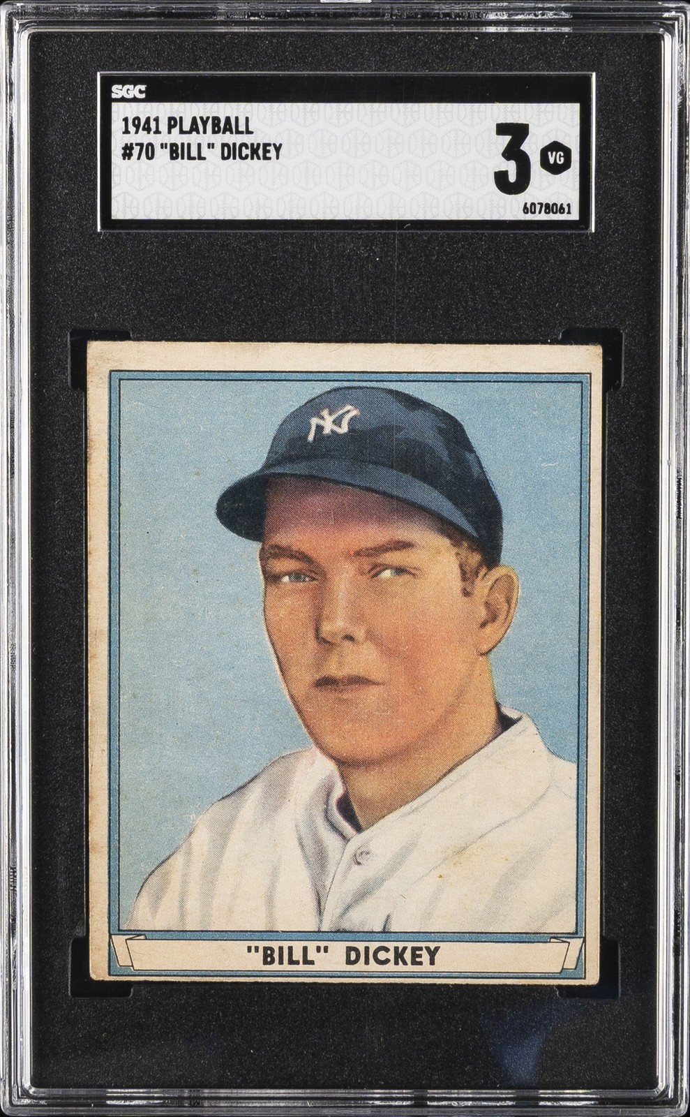1941 PLAY BALL #70 BILL DICKEY SGC 3