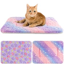 2 Pack Cat Blanket for Indoor Cat, Warm Calming Kitten  Puppy Beds for Anxie...