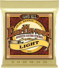 Ernie Ball Earthwood Light 80/20 Bronze Acoustic Single Pack, 11-52 