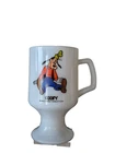 Vintage Walt Disney Milk Glass Goofy Pedestal Mug Cup “D” Handle