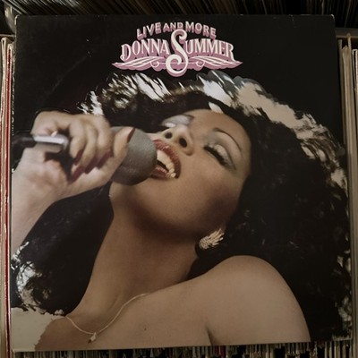 DONNA SUMMER  LIVE AND MORE  DOUBLE VINYL LP 1978 GATEFOLD CASABLANCA RECORDS