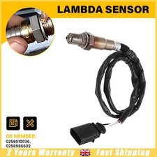 Lambda Sensor fits AUDI TT 8N3, 8N9 1.8 Post Cat 2000 to 2006 Oxygen 0258986602