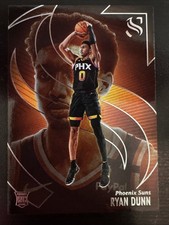 2024-25 Panini Silhouette Red /75 Ryan Dunn RC /75 Phoenix Suns #71