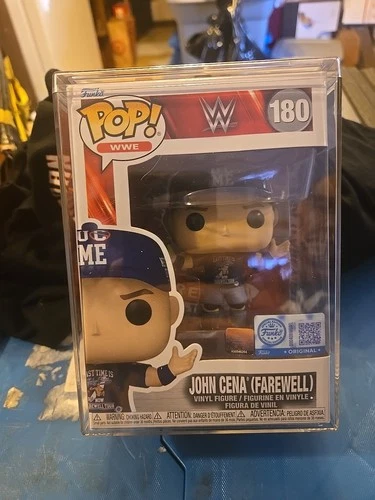 Number 180 Wwe John Cena Farewell Funko Pop In HARD STACK