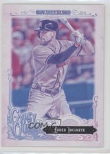 2017 Topps Gypsy Queen Missing Black Plate Ender Inciarte #84 0b3