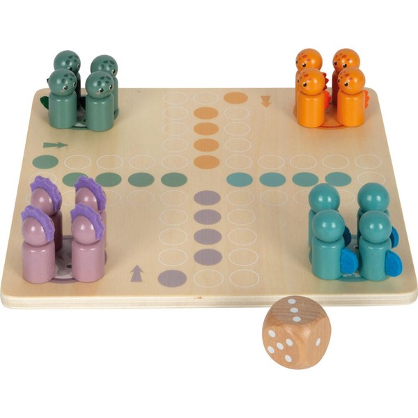 Legler Small Foot Ludo Dino, Gesellschaftsspiel, Ab 4 Jahre, Holz, Bunt, 12619-image