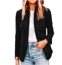J.CREW Business One-Button Black Blazer Jacket Tailored Classic Size 4 198