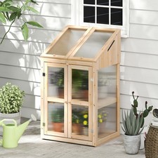 Image of Portable Garden Greenhouse Raised Planter Cold Frame Shelter