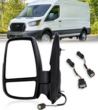 Driver Side Mirror,Mirror Assembly Compatible with 2015-2025 Ford Transit 150 25