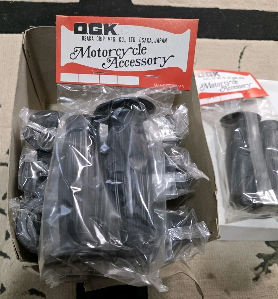 Empuñaduras de manillar OGK Norton Commando 750 Fastback Roadster 850 vintage como nuevas años 70 Foto 2 de 4