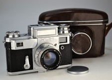 FULLY SERVICED LAST ISSUE 1959 USSR "KIEV-3A" RF CAMERA  JUPITER-8 lens