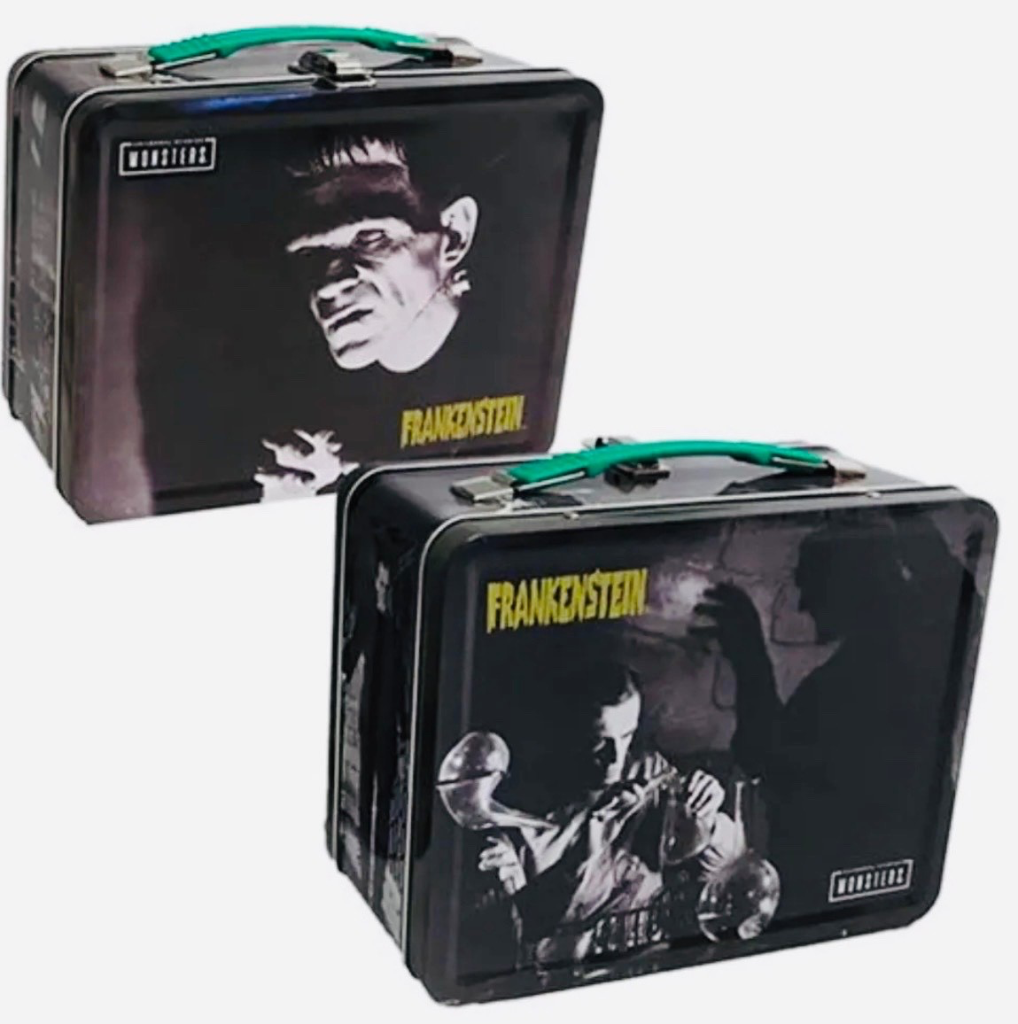Universal Movie Monsters Lunch Box フランケン Universal Monsters Frankenstein Metal Lunch Box Tin Tote Horror