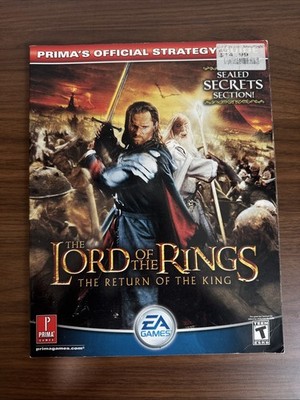 Prima Official Strategy Guide Lord of the Rings Return of the King EA Games 2003