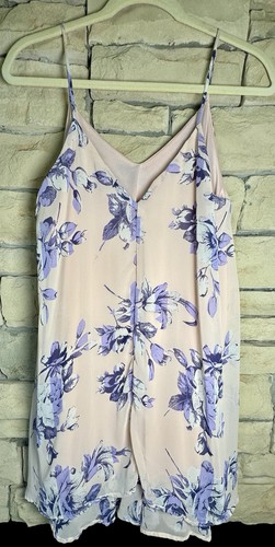 How Very Loved Romantic Chiffon Lined Spaghetti Strap Dress Sz S - Fairy Whimsy - Picture 4 of 5