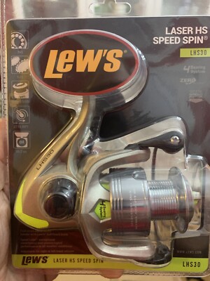 Lew s LHS30 Laser Spin Spinning Reel High Speed (Neon Green)