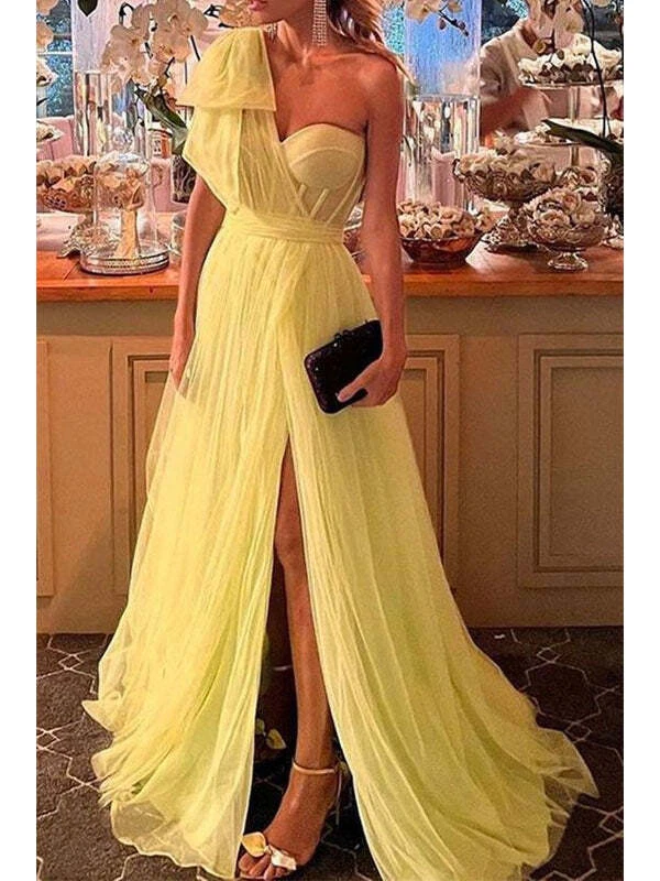 Used yellow 2025 prom dress