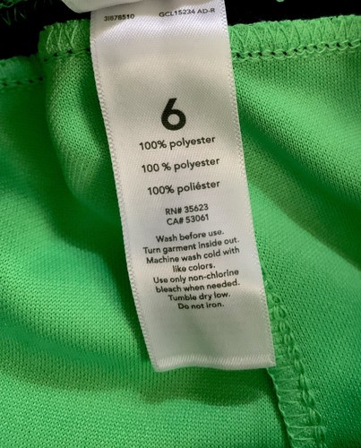 NEW Boys Size 6 Carters Mesh Athletic Basketball Active Shorts Neon Green Navy - Picture 4 of 4