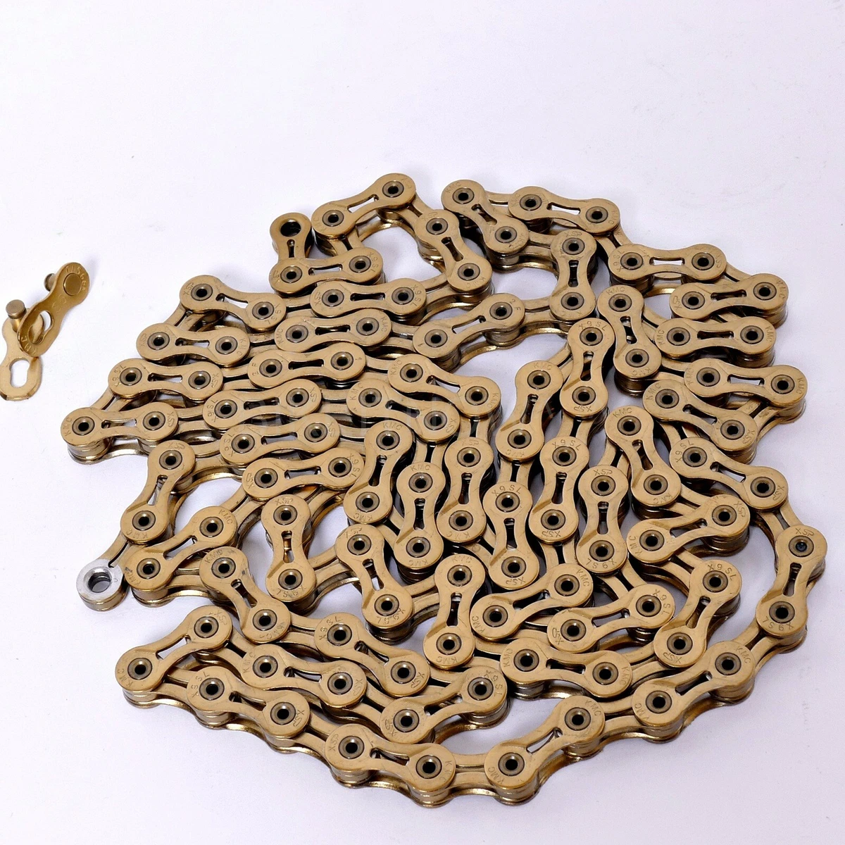 KMC X9SL Bicycle Bike Chain 9 Speed 116 Link Titanium Gold eBay