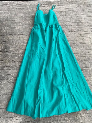 New York & Company - Aquarelle Linen-Blend Bow-Back Maxi Dress - Size Medium | eBay New York & Company - Aquarelle Linen-Blend Bow-Back Maxi Dress - Size Medium | eBay