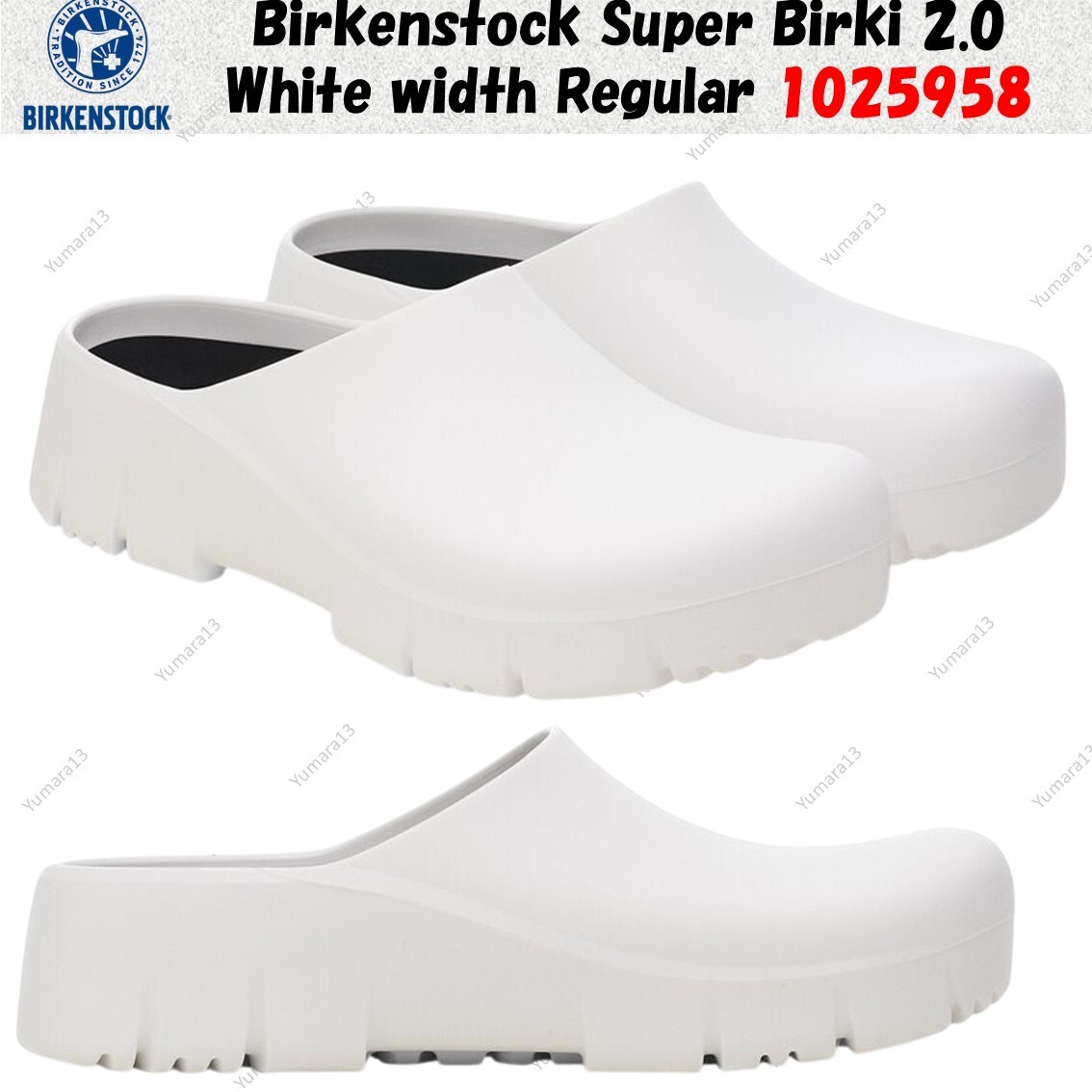 Birkenstock Super Birki 2.0 White width Regular 1025958