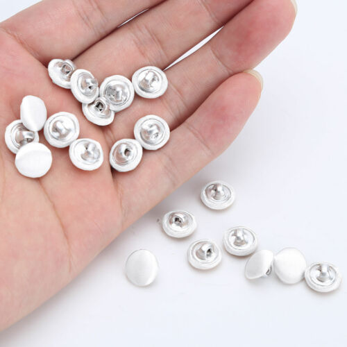 20x 10mm Smooth Satin Covered Metal Shank Buttons for Tuxedo Suit_Blouses Coat - Picture 39 of 79