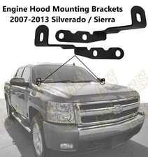 NEW Engine Hood LED Mount Brackets for 2007 - 2013 Chevy Silverado / GMC Sierra