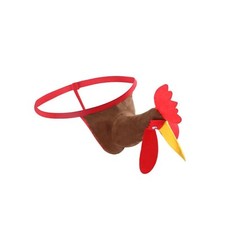 Mens Sexy G-String Rooster Animal Printed Tho...