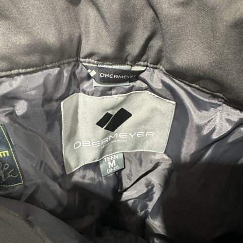 Obermeyer Hydroblock Sport 10,000 MM Teens Boys Gray Snow Pants Sz M (10-12) NWT - Picture 3 of 22