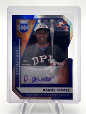 DANIEL GOMEZ 2021 PANINI ELITE EXTRA EDITION AUTOGRAPH ASPIRATIONS DIE CUT /82
