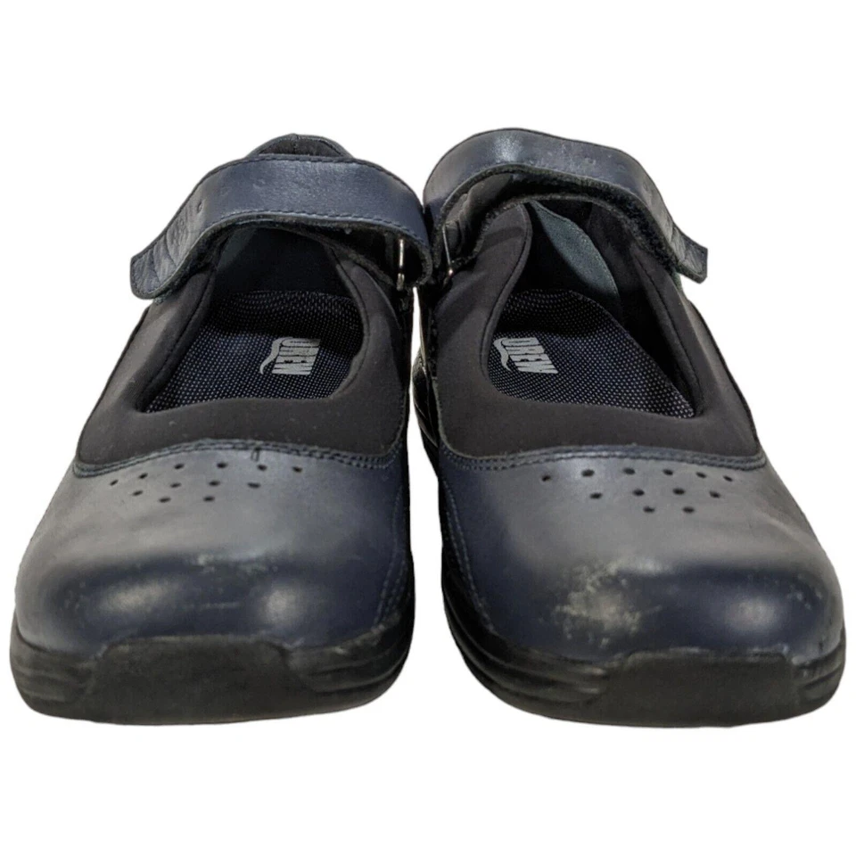 Zapatos Drew Rose 9.5 N Estrechos Mary Jane Cuero Azul Marino Confort Diabético 14375-42 Foto 3 de 4