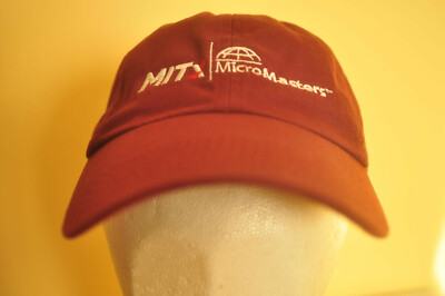Mit Rugby Cap MITx MicroMasters hat cap MIT Massachusetts Institute Technology Maroon ...