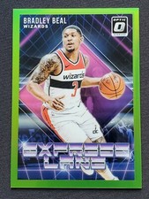 2018-19 Donruss Optic Bradley Beal Lime Green Holo #30/149 Express Lane Insert