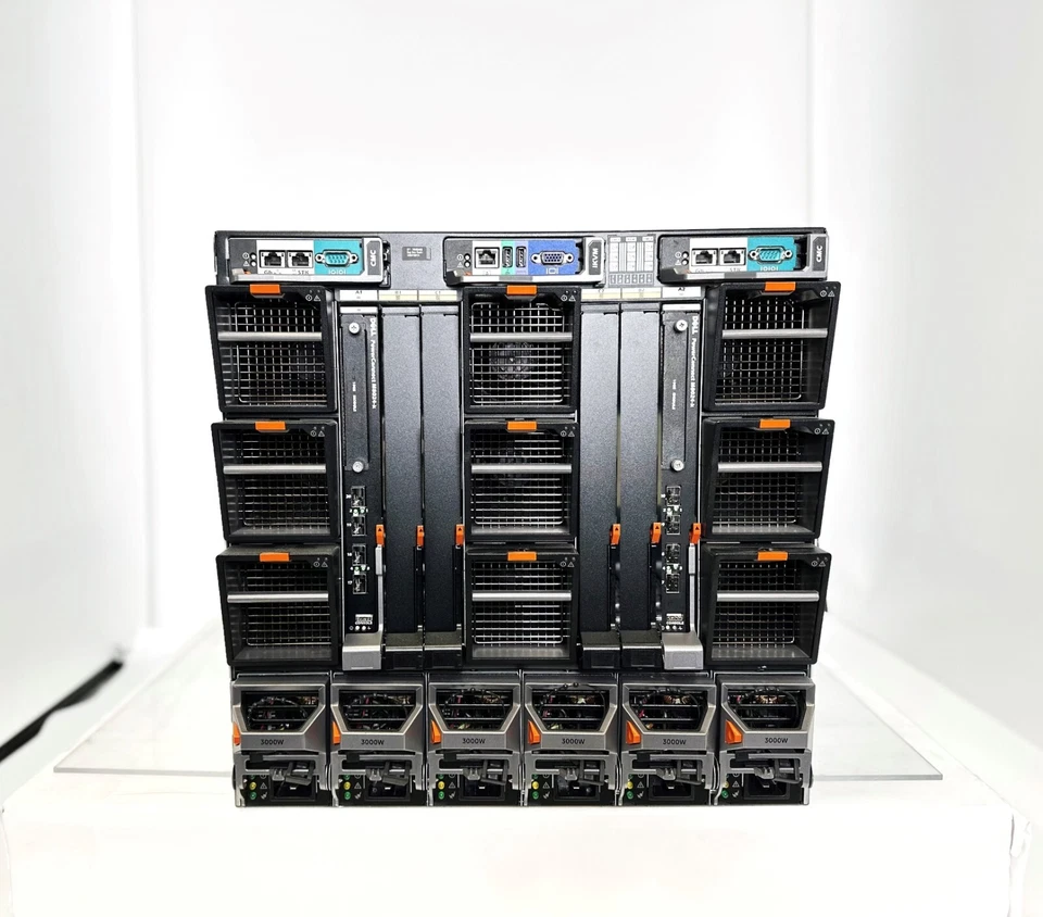 Dell PowerEdge M1000e - 16x M640 2x Gold-6134 256GB RAM H730P I 3 Year Warranty - Image 3 of 4