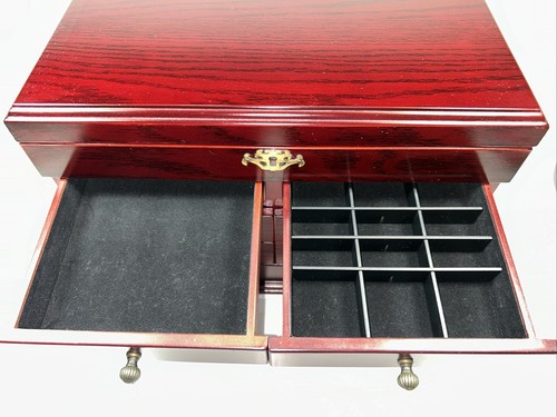 Joyero Museum Thomas Series Classics (Leer Detalles) Caoba Roja Rica - Imagen 11 de 15