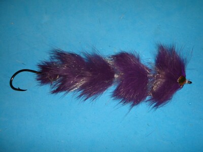FLY FISHING FLIES - Purple BUNNY GAME CHANGER Streamer #1/0 (2 pcs.)