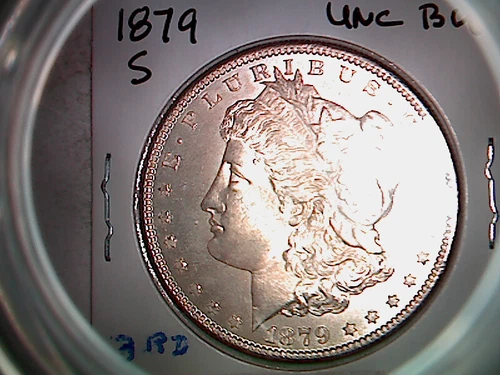 1879 -S Morgan Silver Dollar 3rd Reverse High MS Condition. S793RV