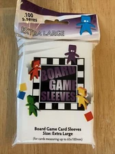 100 Extra Large Clear Board Game Card Sleeves 100x65mm Arcane Tinman AT-10407