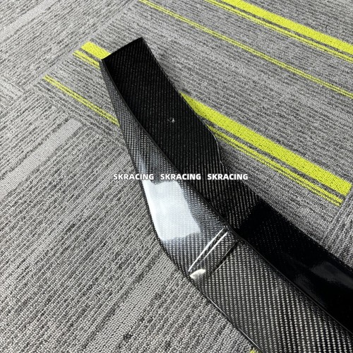 Fits Kia K5 GT 2021-2024 Real Carbon Fiber Rear Tail Trunk Spoiler Wing Lip Trim - Picture 18 of 19