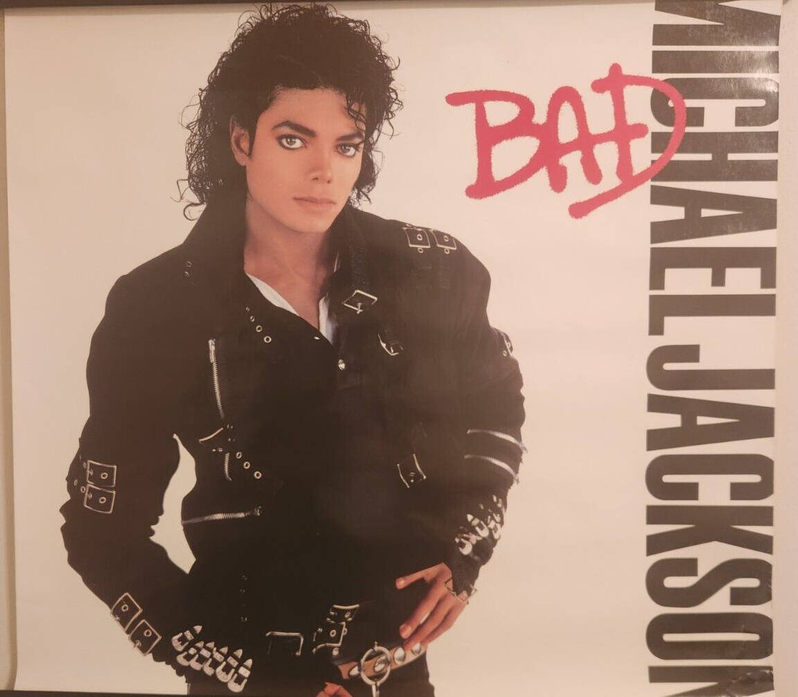 Michael Jackson- Poster 1987 23x23 Good Condition!! | eBay